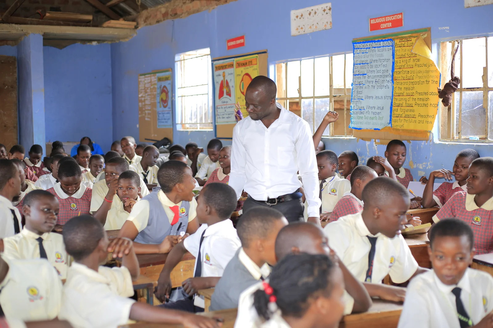 Engagement Session for P.6 and P.7 conducted by BARASA Sam at Shiperoy Nursery and Primary School